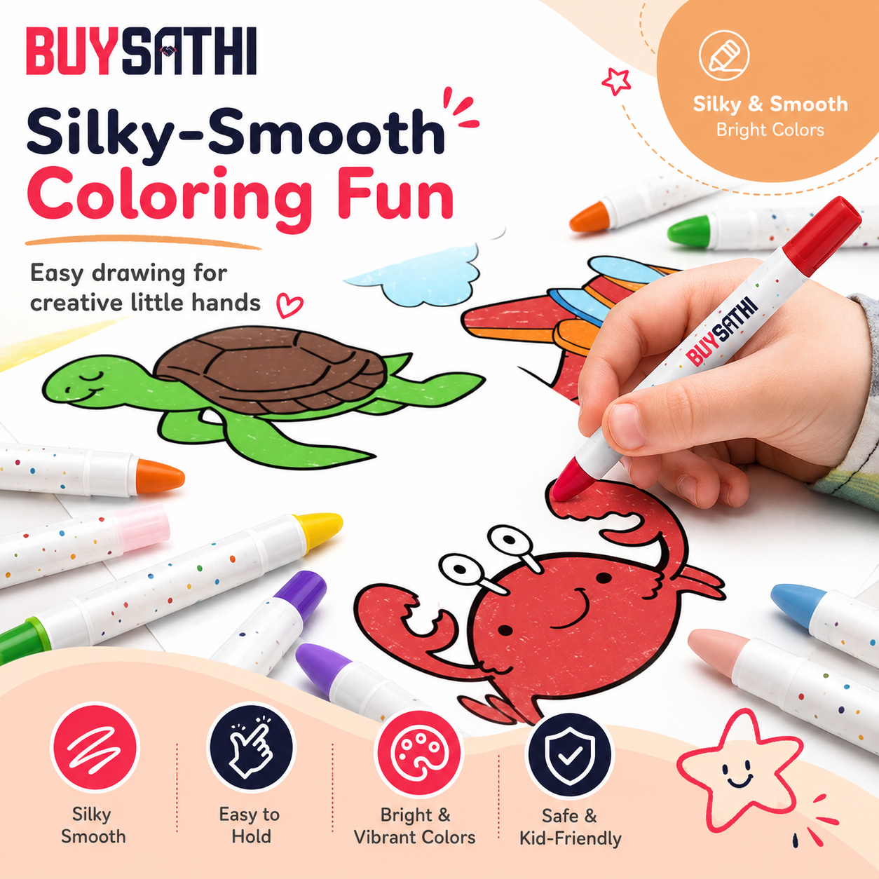 12 Crayons Colour Set Washable Crayons Twistable Rolling Wax Color Pens for Kids Drawing Art Work Supplies Educational Gift
