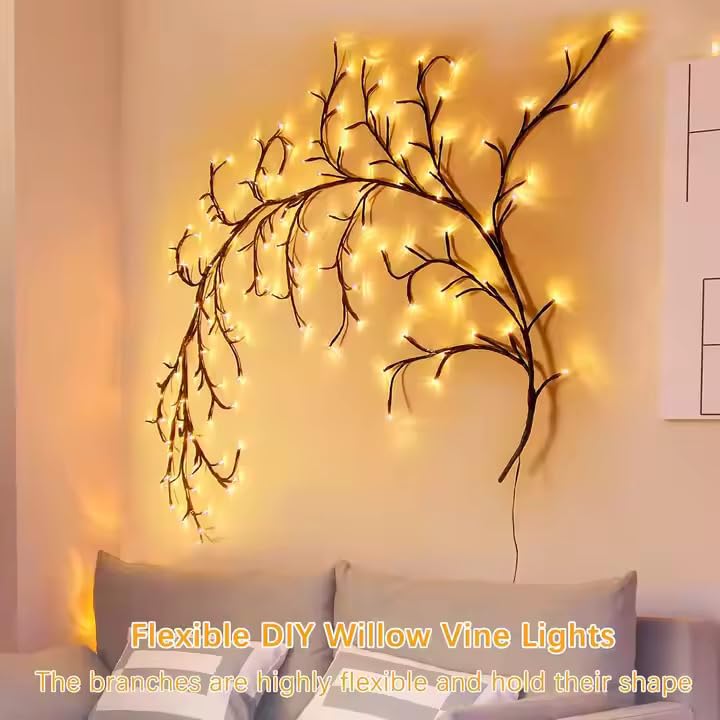Willow Vine Lights led Tree Branch Light for Decoration Light Decoration at Home, Bedroom, Wall, Living Room