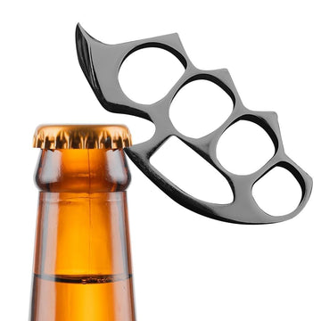 Stainless Steel Bottle Opener - Rust-Resistant, Easy to Use, Compact Beer Opener, Cool Gadgets for Men Daily Life, Home, Bar, Kitchen & Travel Camping Tools