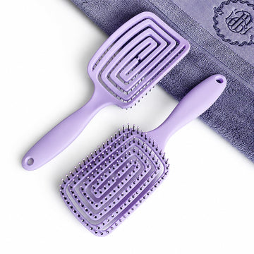 Premium 3D Detangling Hair Brush for Women & Men- Anti Hair Fall Comb for Curly, Wavy & Straight Hair | Hair Straightening Brush, Wet & Dry Styling Brush | Scalp Massager, Frizz Control & Tangle Free Grooming Brush