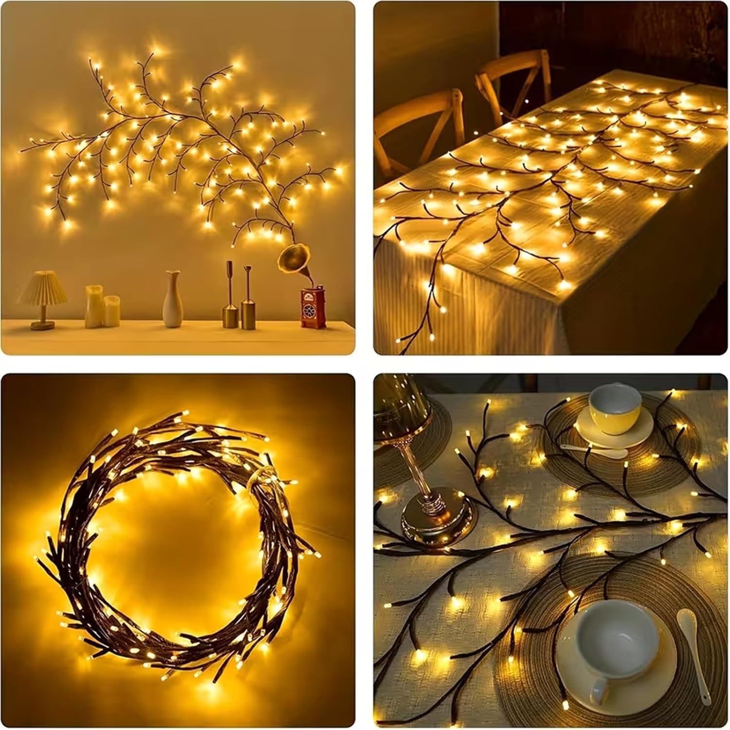 Willow Vine Lights led Tree Branch Light for Decoration Light Decoration at Home, Bedroom, Wall, Living Room