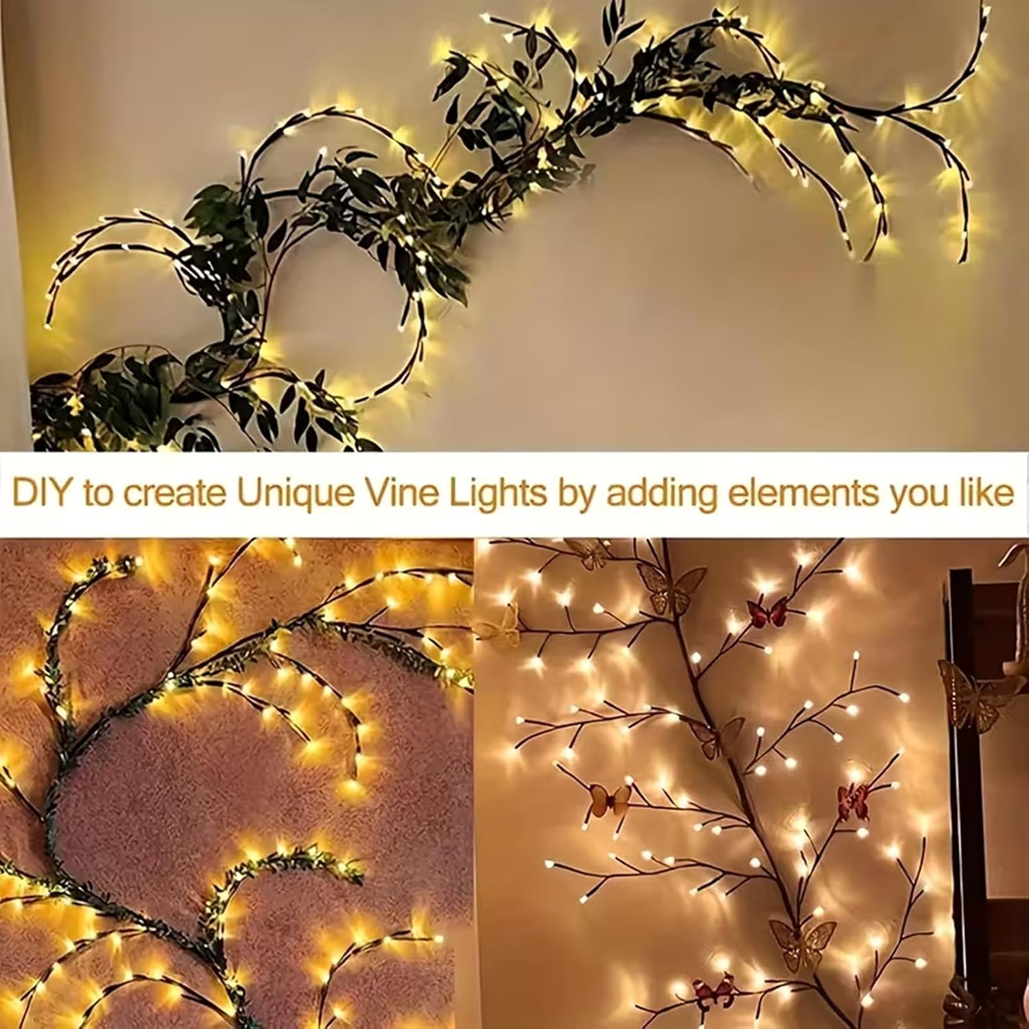 Willow Vine Lights led Tree Branch Light for Decoration Light Decoration at Home, Bedroom, Wall, Living Room