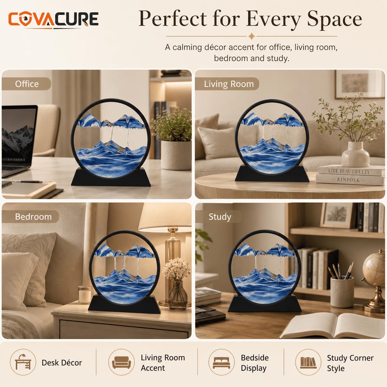 3D Natural Landscape Showpieces for Home Decor