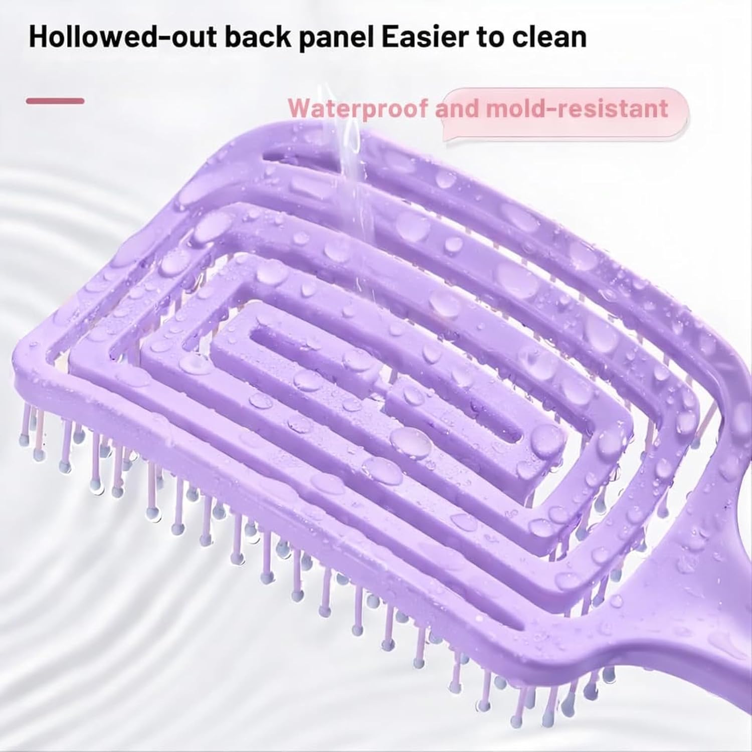 Premium 3D Detangling Hair Brush for Women & Men- Anti Hair Fall Comb for Curly, Wavy & Straight Hair | Hair Straightening Brush, Wet & Dry Styling Brush | Scalp Massager, Frizz Control & Tangle Free Grooming Brush