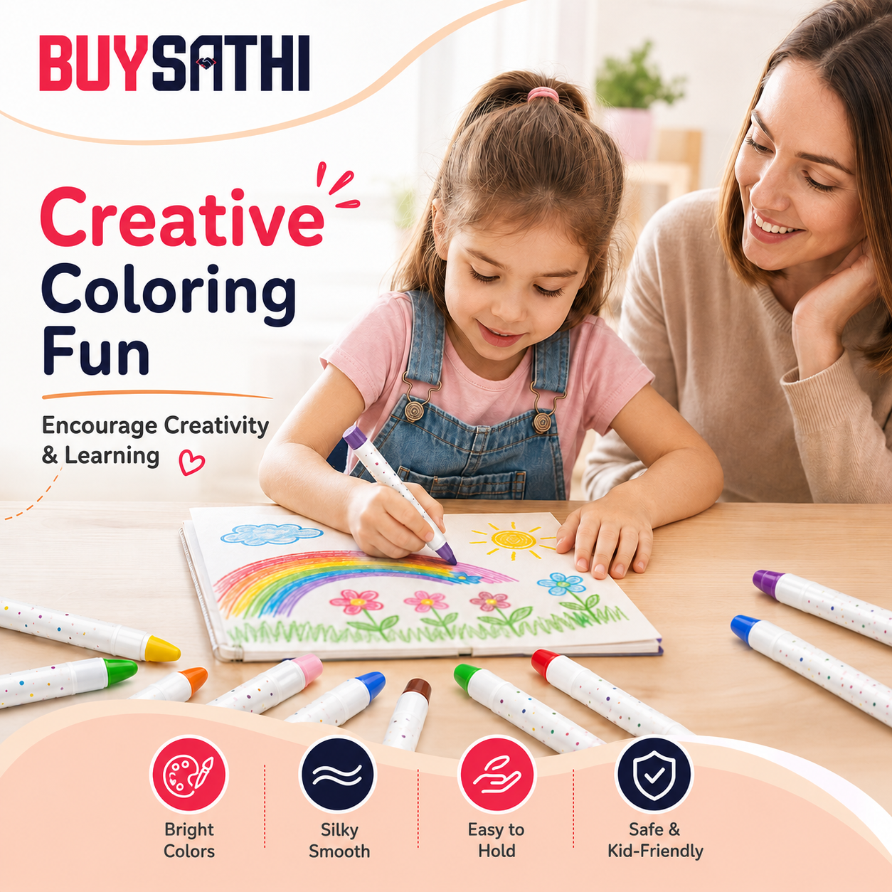 12 Crayons Colour Set Washable Crayons Twistable Rolling Wax Color Pens for Kids Drawing Art Work Supplies Educational Gift